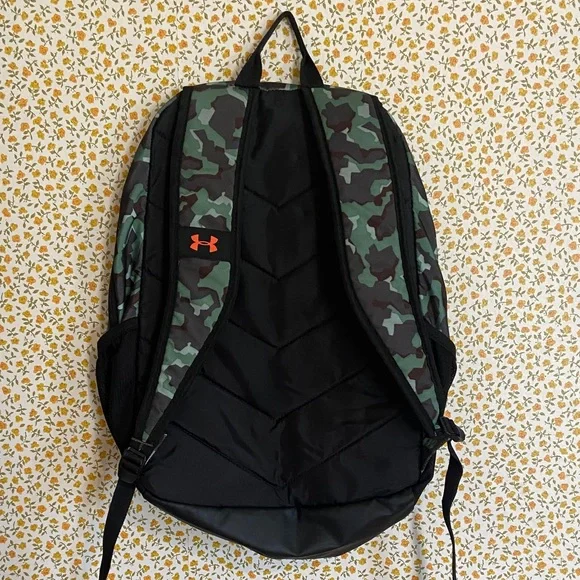 Under Armour Storm Backpack - Green Camo and Orange - Picture 3 of 5